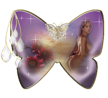 Splendide papillon femme